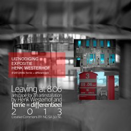 Leaving at 8.06 <br /> soundscape voor een kunst-installatie <br /> Henk Westerhof