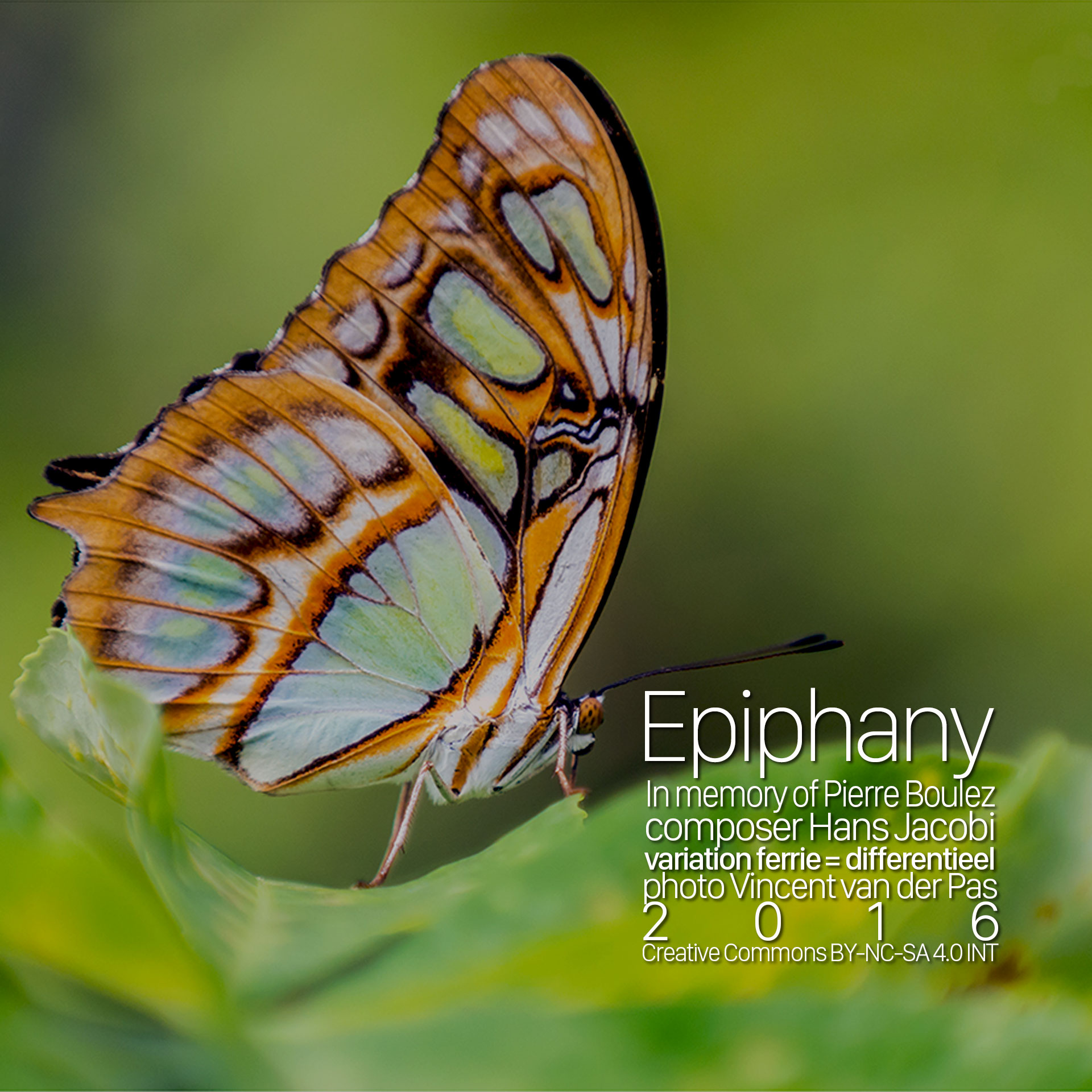 Epiphany  In memoriam  Pierre Boulez  Hans Jacobi