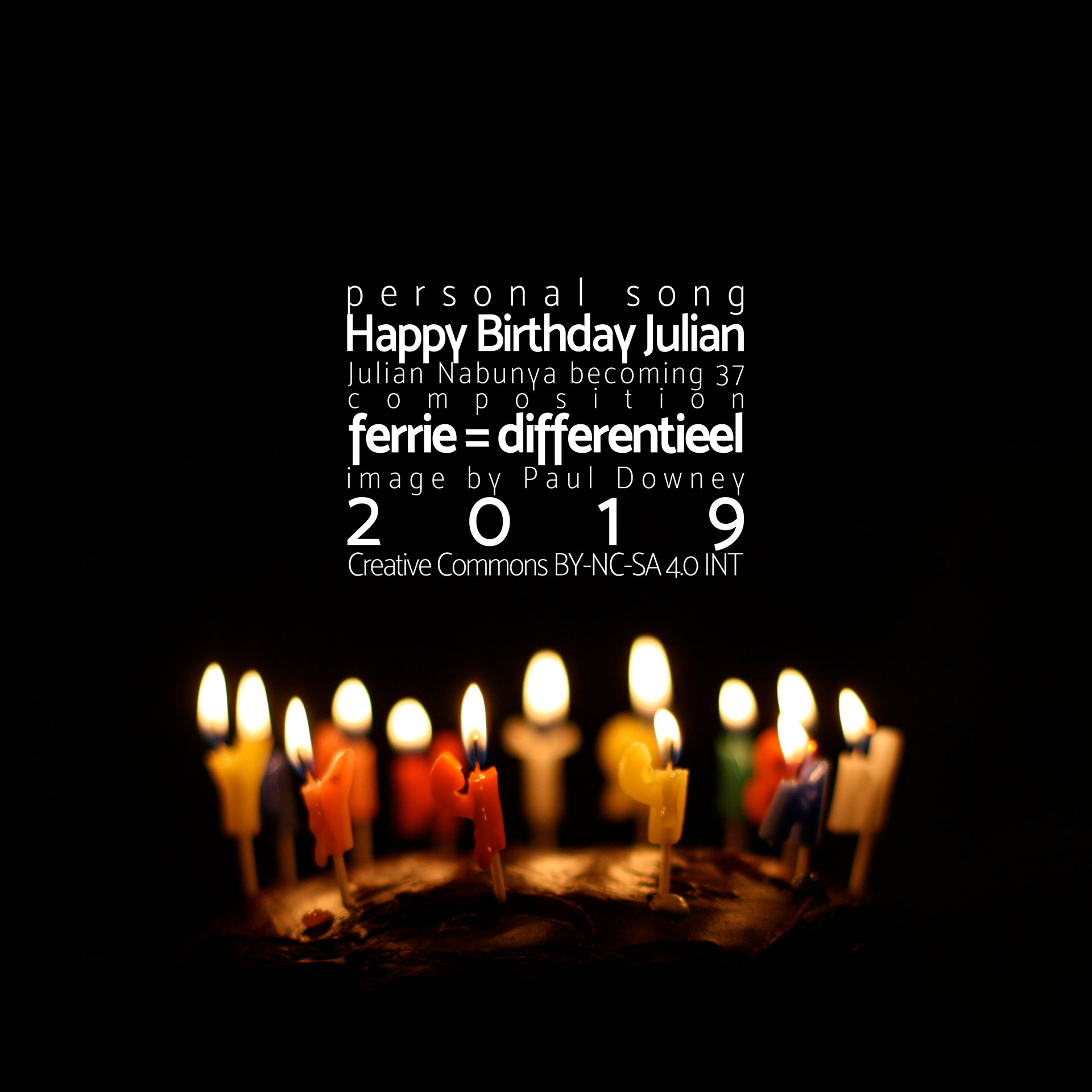 Happy Birthday Julian  een muzikaal kadootje